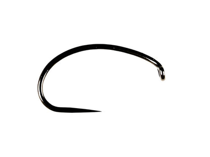 Black nickel fine barbless fishing hook
