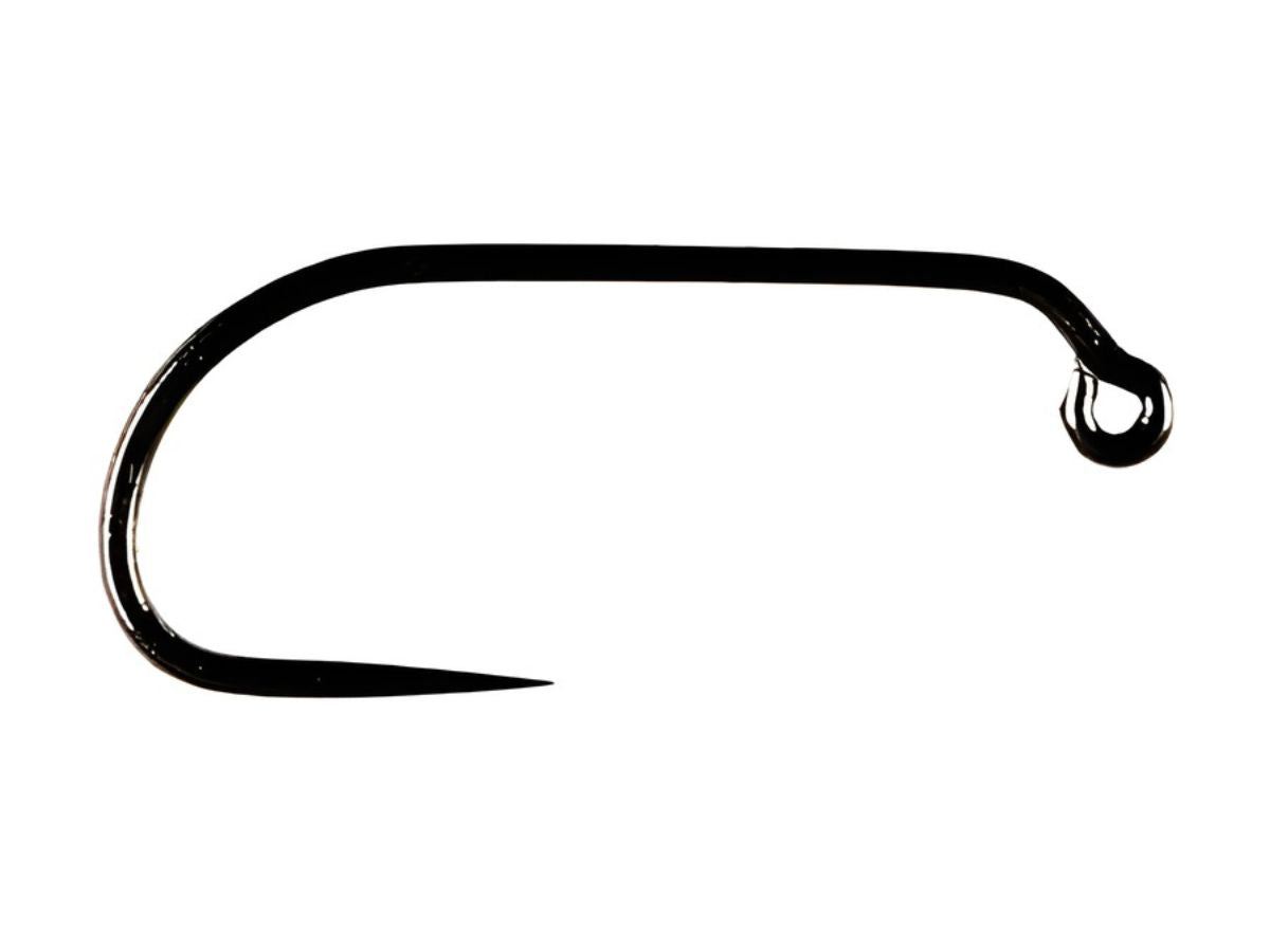 Black nickel standard barbless jig fishing hook