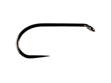 Black nickel nymph wet barbless fishing hook